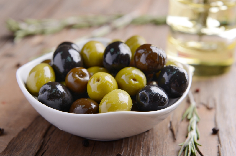 les olives françaises et méditerranéennes